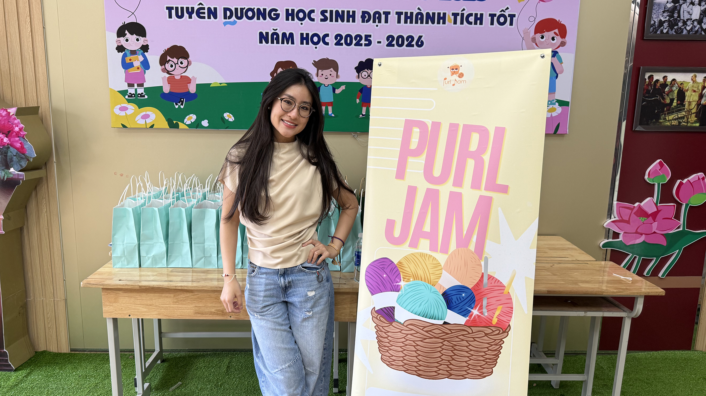 Founder & President – Purl  <br>Jam Knitting Club