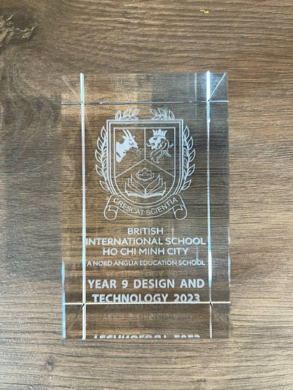 Year 9 Design & Technology Award (2023) 